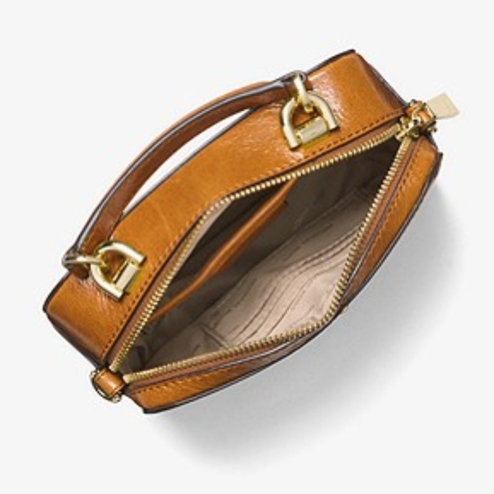 Michael Kors Mott Mini Calf Leather Crossbody - Picture 3 of 4